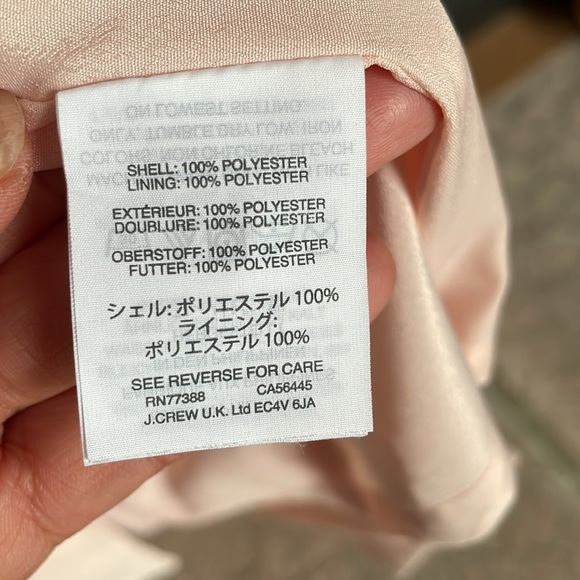 J. Crew Elegant Pink Wrap Dress - Picture 7 of 8